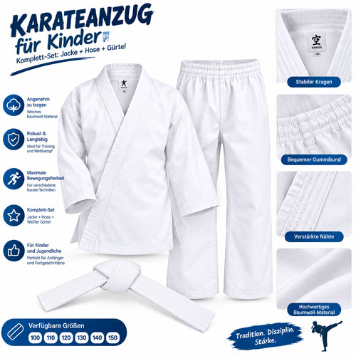 Karateanzug kinder karate - karateanzug, gi